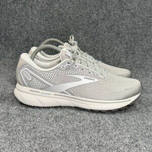Brooks Ghost 14 Running Shoes Women's Size 9.5 Grey Athletic Training Sneakers